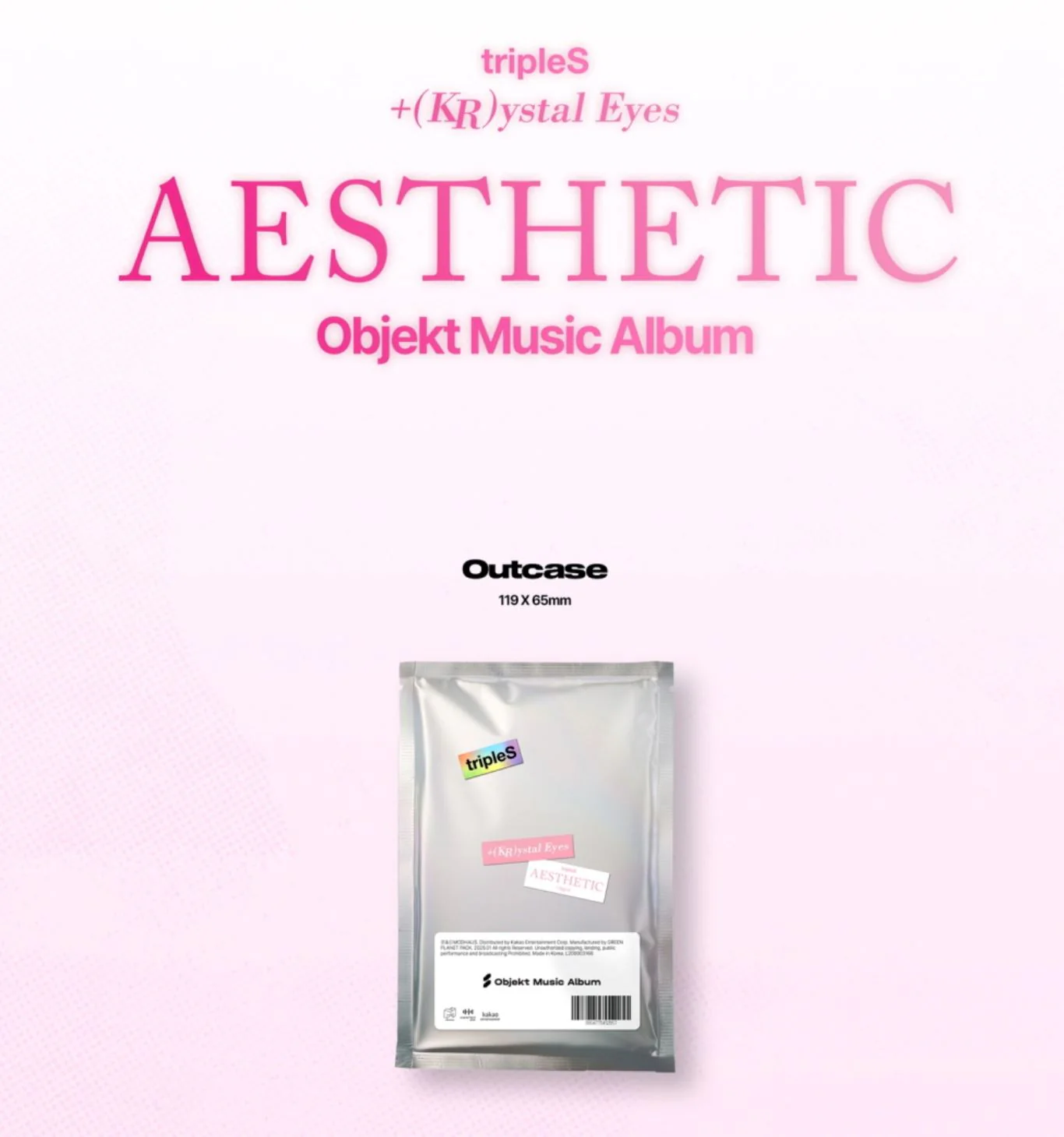+(KR)YSTAL EYES (TRIPLES) - AESTHETIC (OBJEKT MUSIC ALBUM) - Image 2