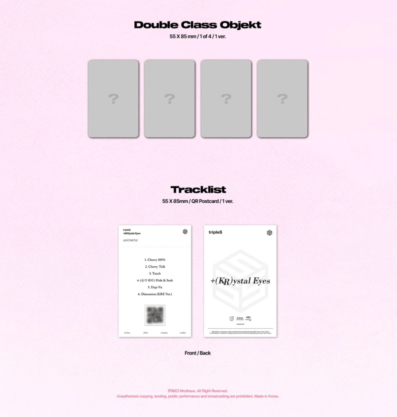 +(KR)YSTAL EYES (TRIPLES) - AESTHETIC (OBJEKT MUSIC ALBUM) - Image 3