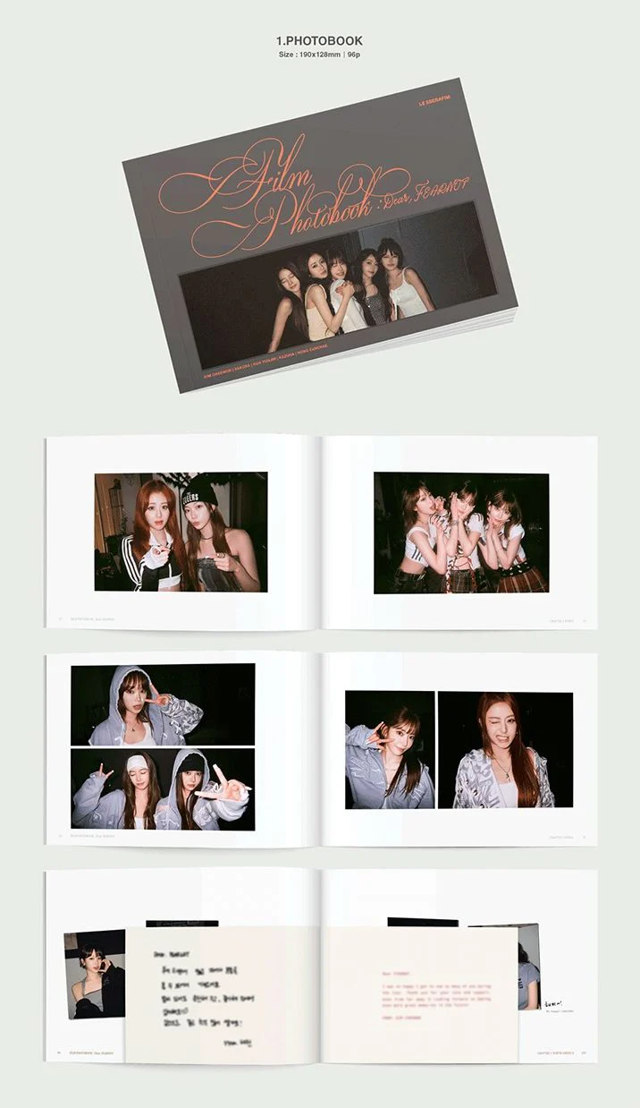 LE SSERAFIM - FILM PHOTOBOOK : DEAR, FEARNOT + Weverse Gift - Image 6