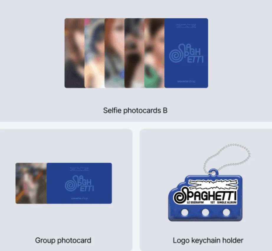 LE SSERAFIM - SPAGHETTI (COMPACT VER.) + Weverse Gift - Image 2