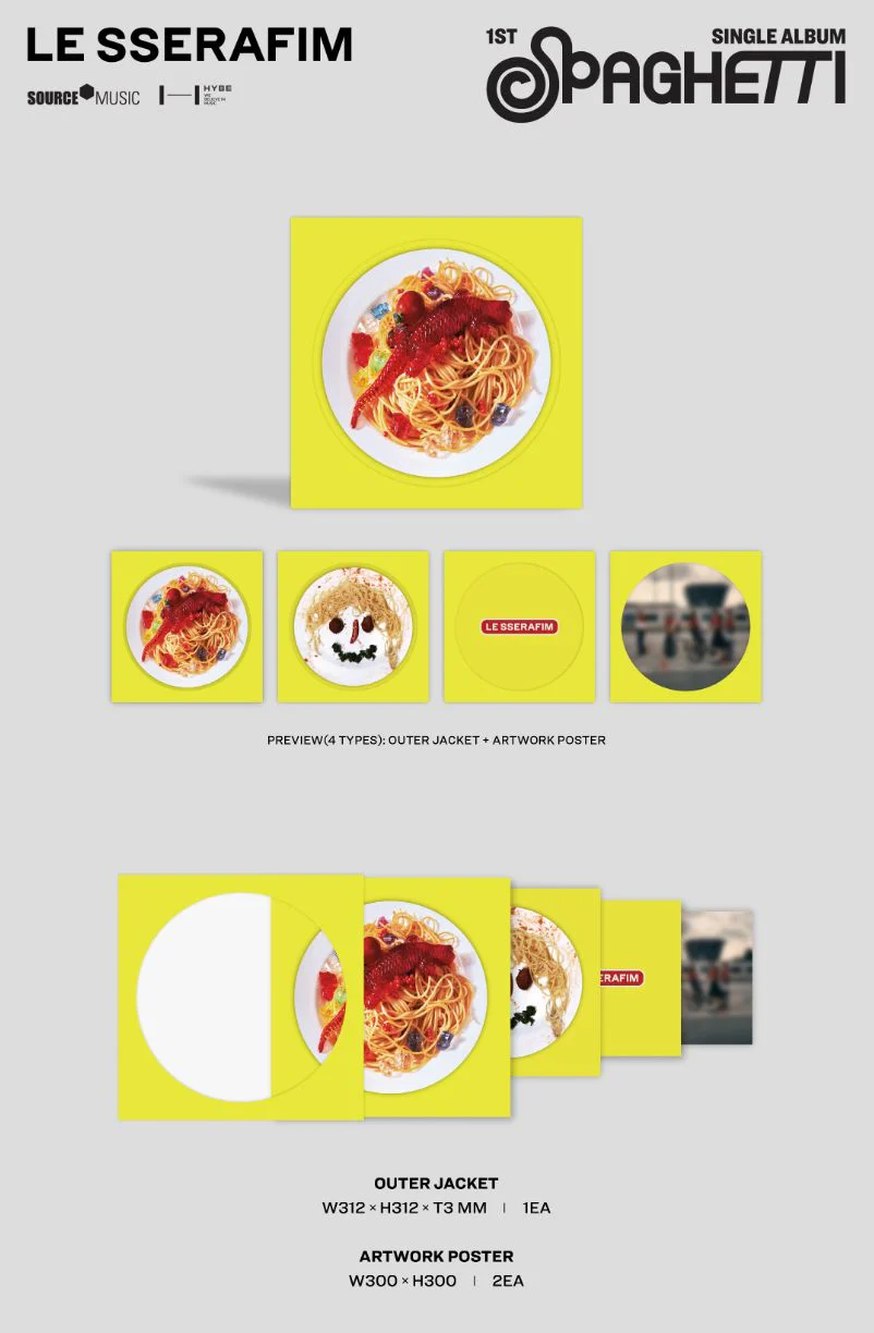 LE SSERAFIM - SPAGHETTI (VINYL) - Image 4