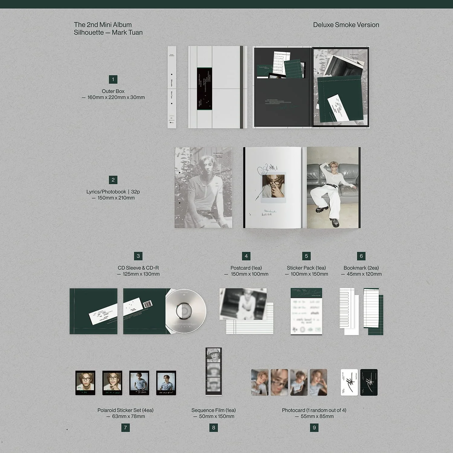 MARK TUAN (GOT7) - SILHOUETTE (DELUXE VER.) - Image 4