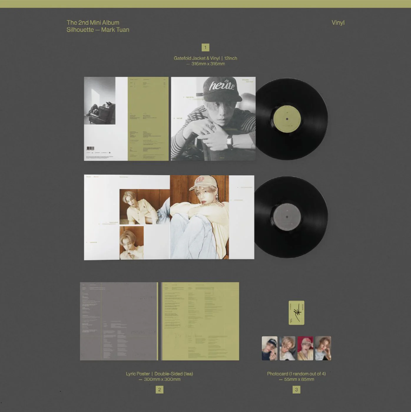 MARK TUAN (GOT7) - SILHOUETTE (VINYL) - Image 2