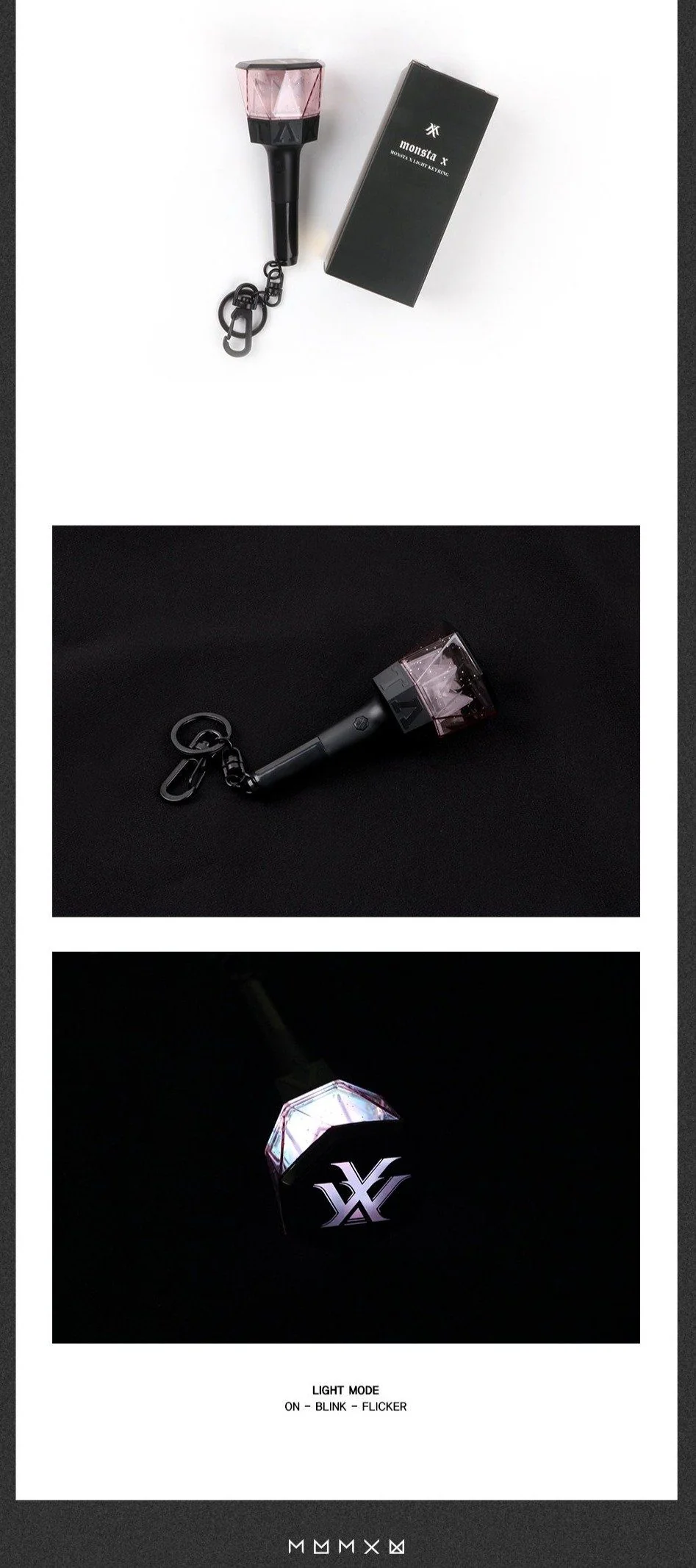 MONSTA X - Mini Light Keyring - Image 3