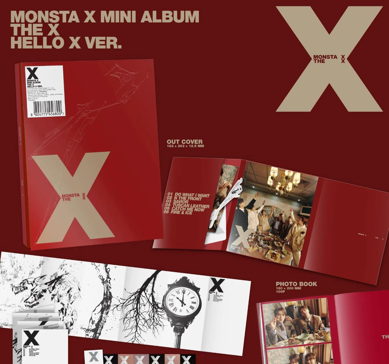 MONSTA X - THE X + Apple Music Photocard - Image 6