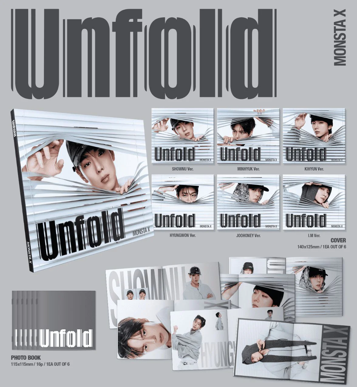 MONSTA X - UNFOLD (DIGIPACK VER.) - Image 2