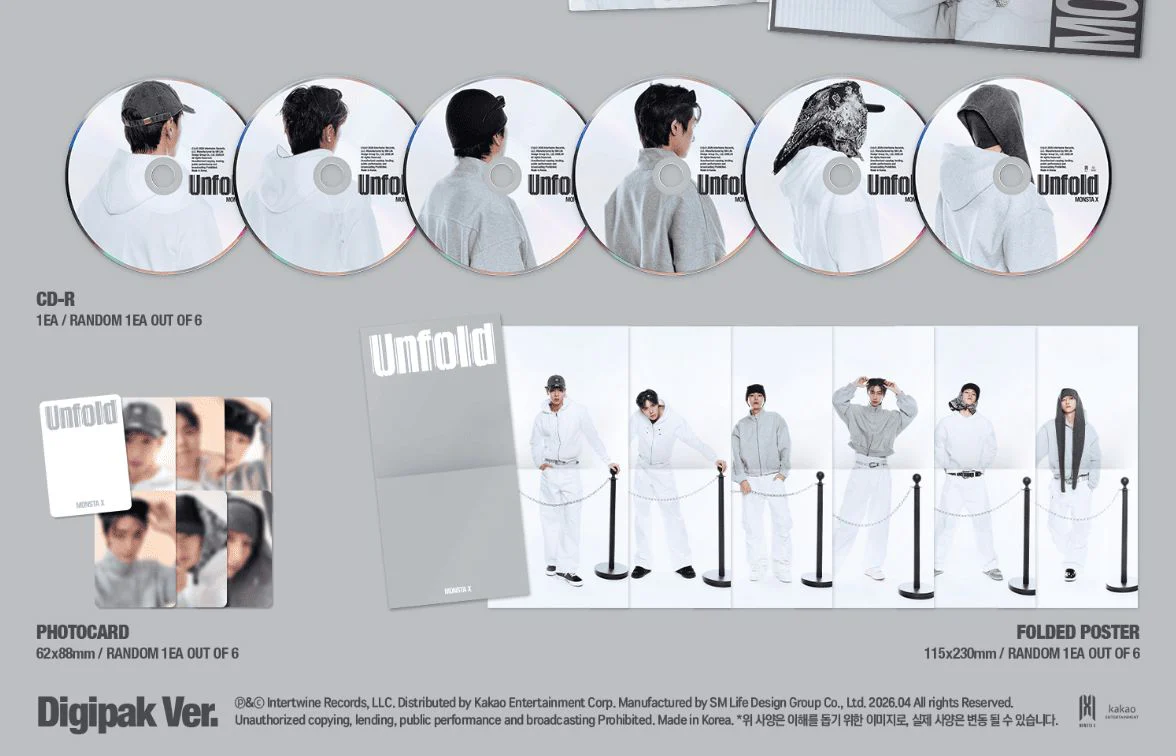MONSTA X - UNFOLD (DIGIPACK VER.) - Image 3