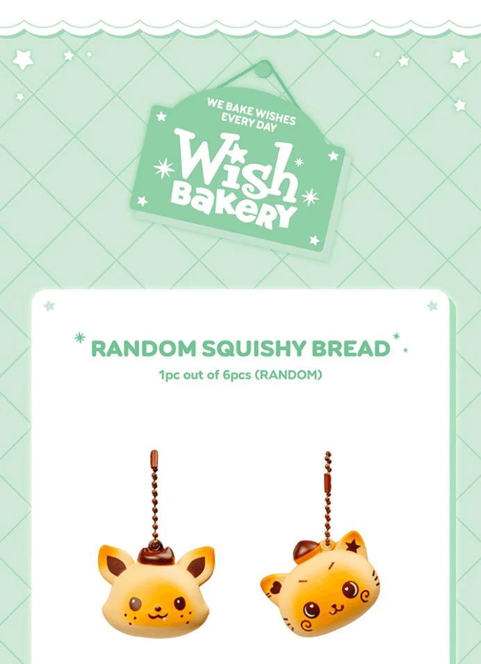 NCT WISH - RANDOM SQUISHY BREAD & MINIMINI WICHU (WISH BAKERY MD) - Image 2