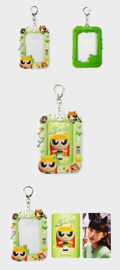 NEWJEANS - PHOTO HOLDER KEYRING (THE POWERPUFF GIRLS X NJ) - Image 3
