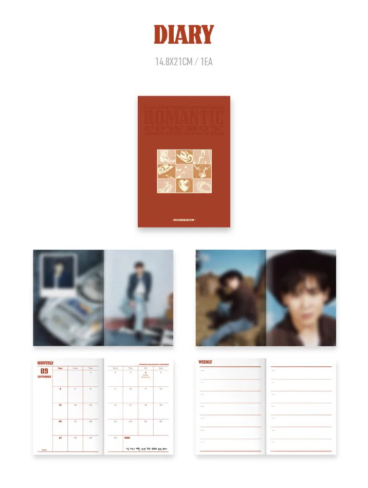 NICHKHUN (2PM) - 2026 SEASON'S GREETINGS (ROMANTIC COWBOY) + Special Photocard - Image 5