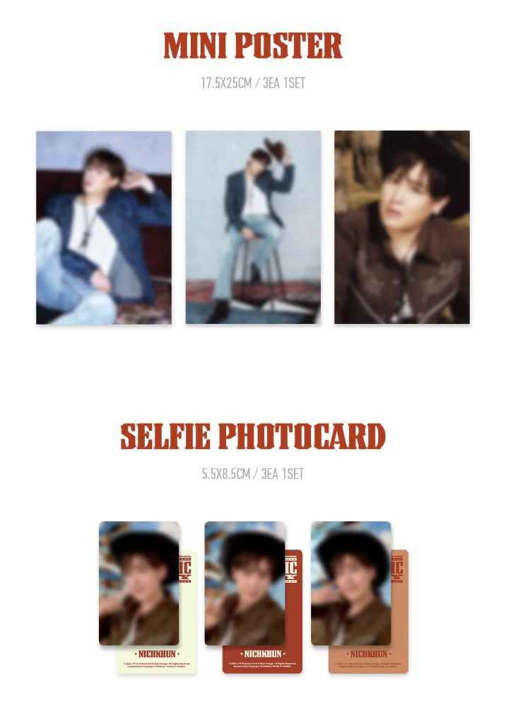 NICHKHUN (2PM) - 2026 SEASON'S GREETINGS (ROMANTIC COWBOY) + Special Photocard - Image 6