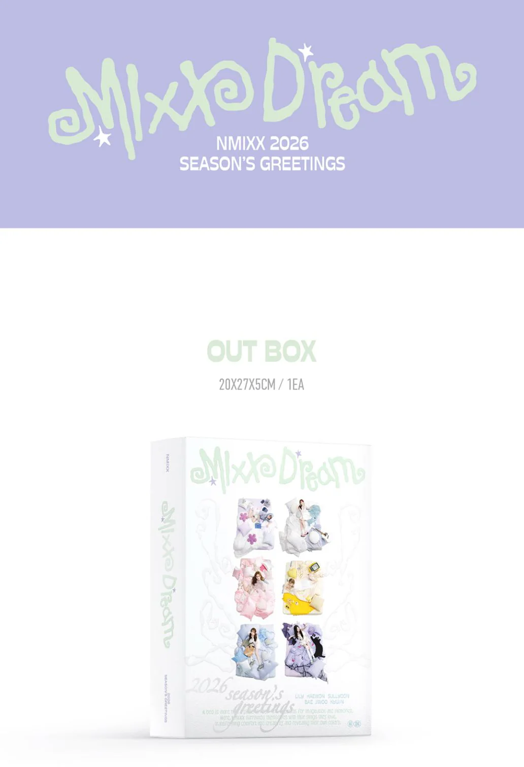 NMIXX - 2026 SEASON'S GREETINGS (MIXX DREAM) + Special Photocard Set - Image 2