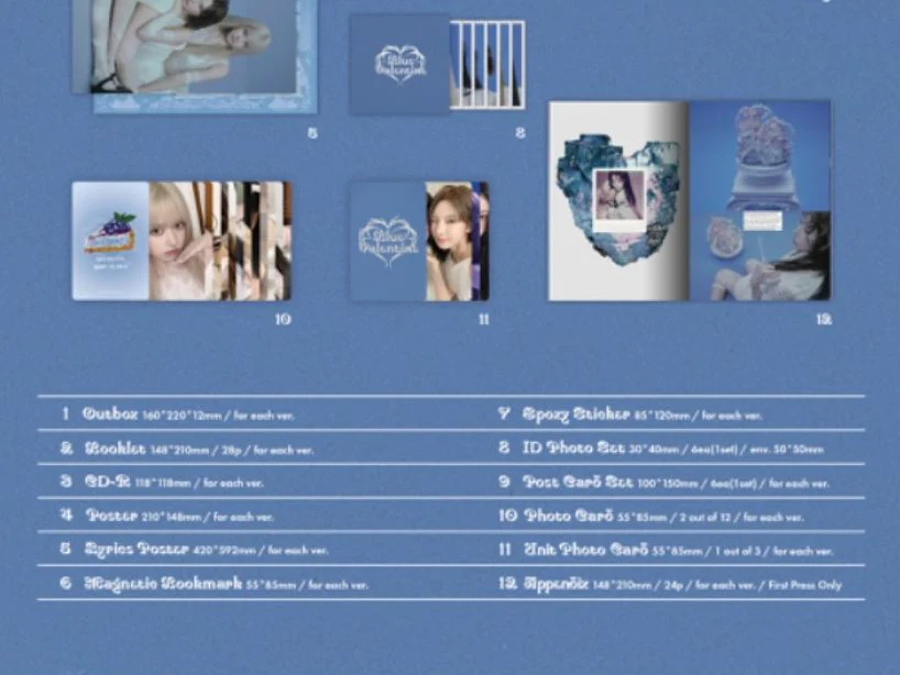 NMIXX - BLUE VALENTINE + Apple Music Photocard - Image 4