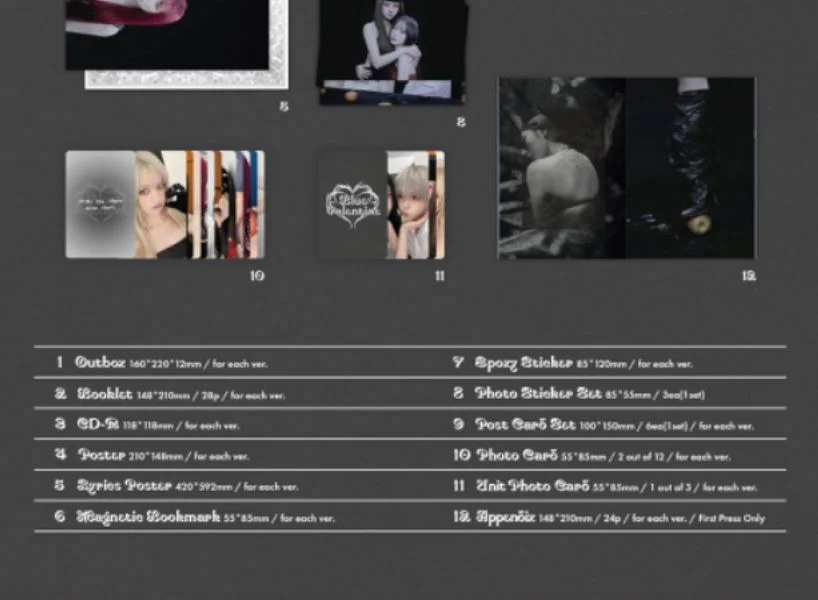 NMIXX - BLUE VALENTINE + Apple Music Photocard - Image 8