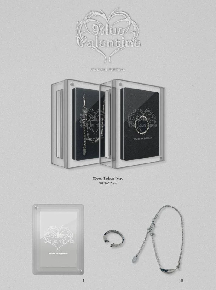 NMIXX - BLUE VALENTINE (LOVE TOKEN VER.) (LIMITED EDITION) + FANS SHOP Photocard - Image 3