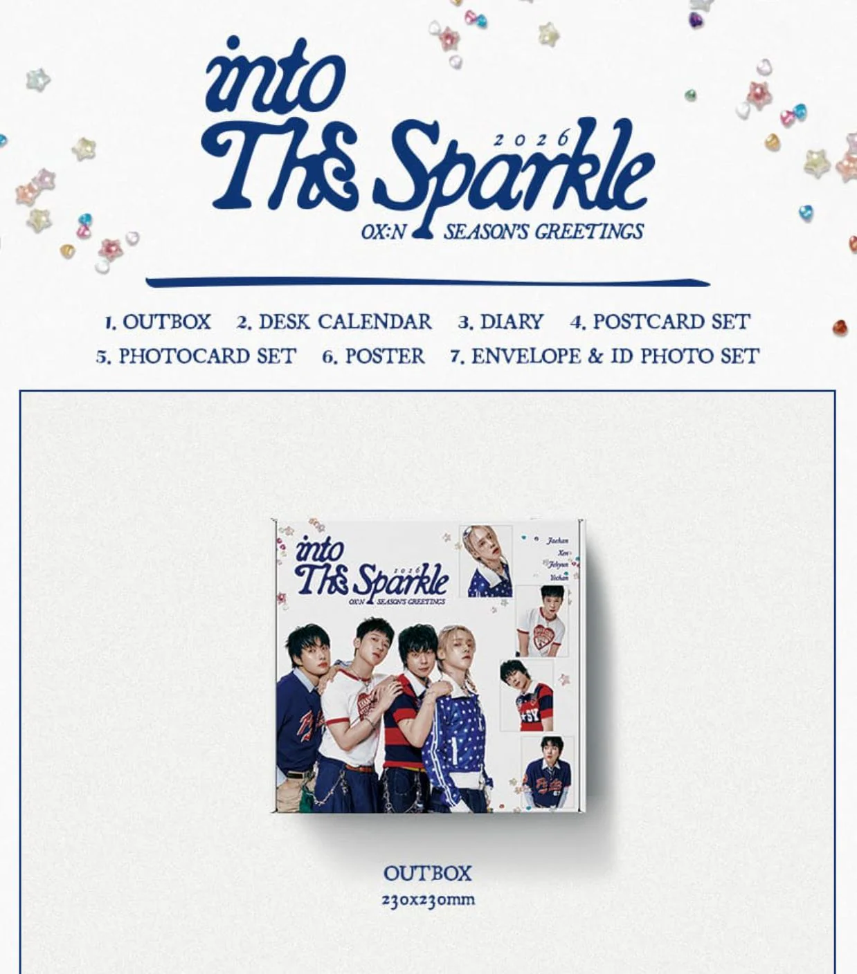 OX:N (OMEGA X) - 2026 SEASON’S GREETINGS (INTO THE SPARKLE) - Image 2