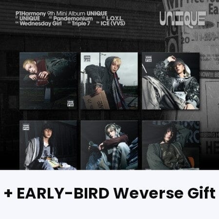 P1HARMONY - UNIQUE (COMPACT VER.) + EARLY-BIRD Weverse Gift