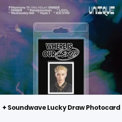 P1HARMONY - UNIQUE (FANCY VER.) + Soundwave Lucky Draw Photocard