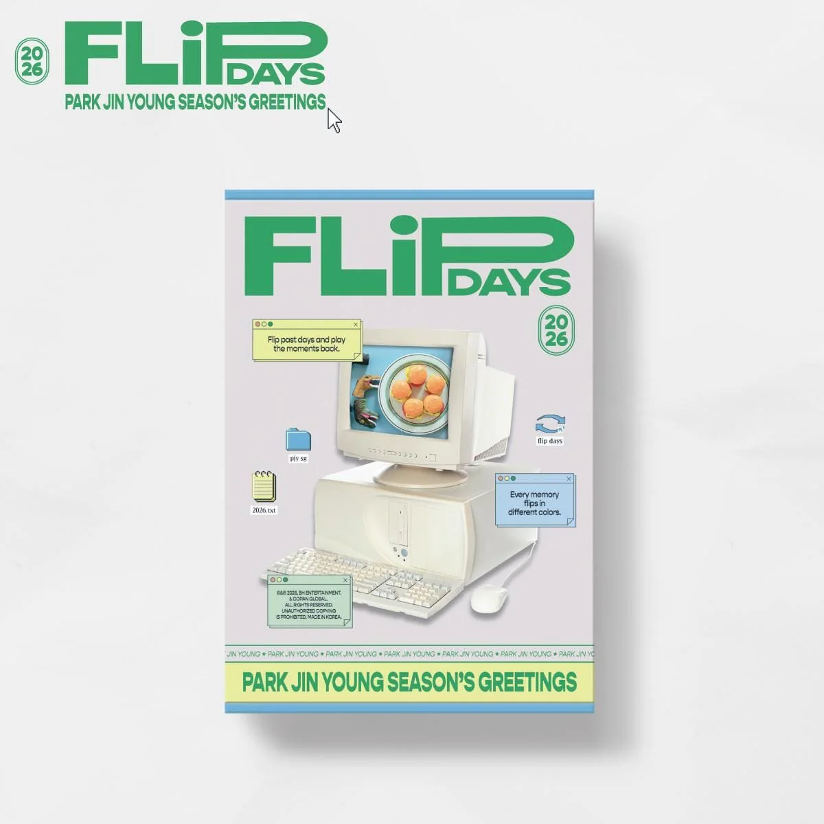 PARK JIN YOUNG (GOT7) - 2026 SEASON'S GREETINGS (FLIP DAYS) + Extra Photocard