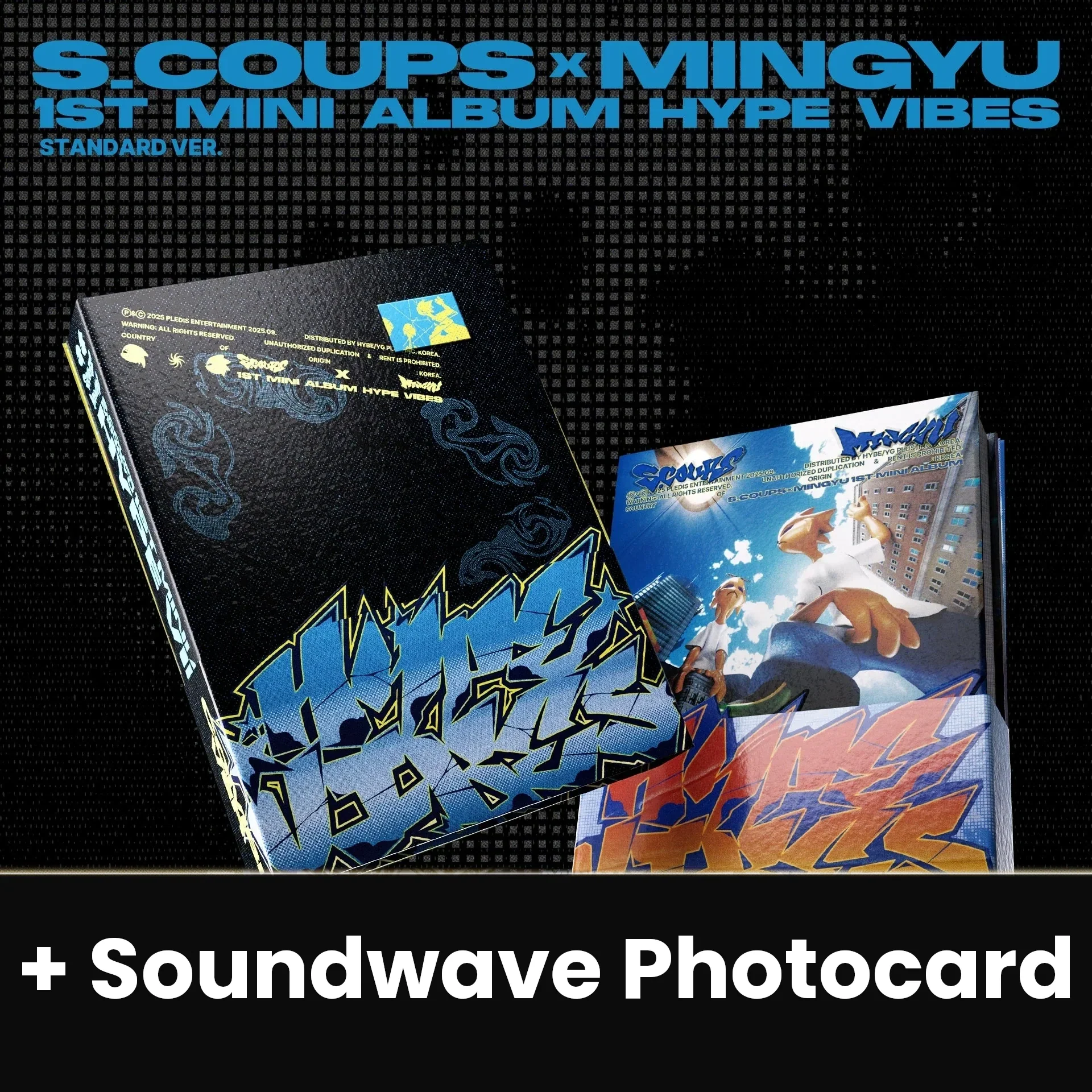 S.COUPS X MINGYU (SEVENTEEN) - HYPE VIBES (STANDARD VER.) + Soundwave Photocard