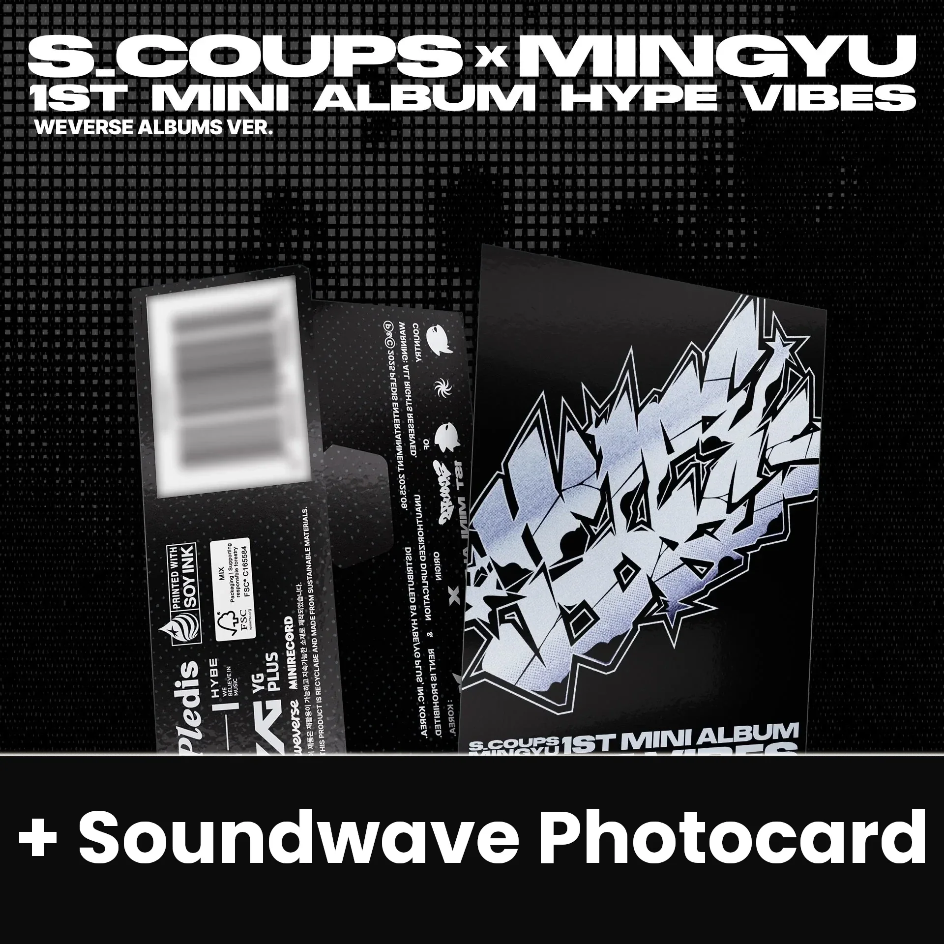 S.COUPS X MINGYU (SEVENTEEN) - HYPE VIBES (WEVERSE ALBUMS VER.) + Soundwave Photocard