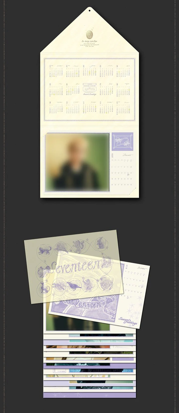 SEVENTEEN - 2026 SEASON'S GREETINGS & WALL CALENDAR SET + POB WEVERSE GIFT - Image 8