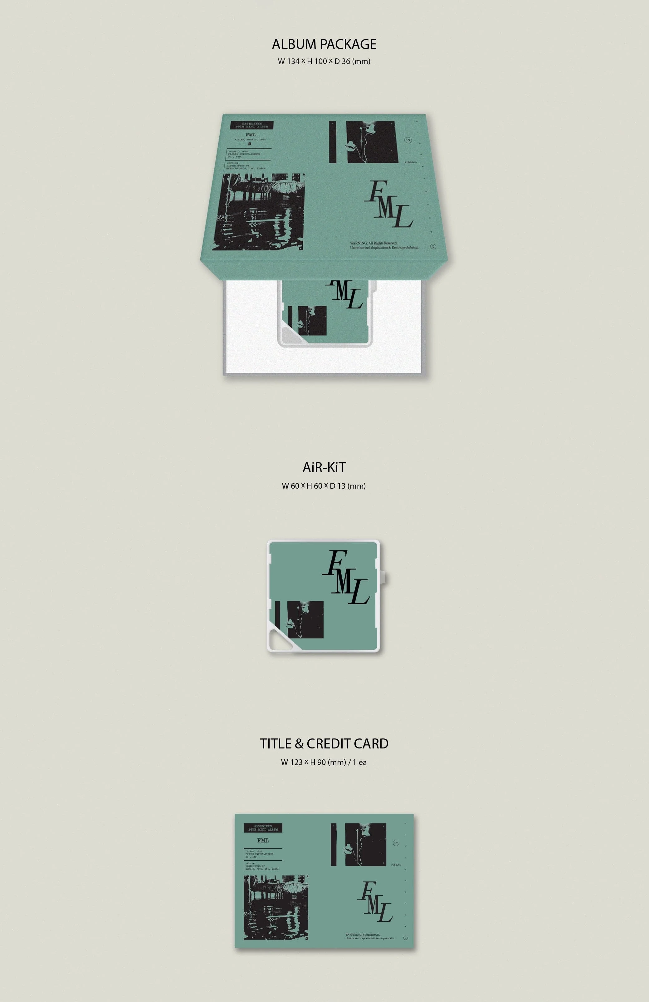 SEVENTEEN - 'FML' (10th Mini Album) Kit Ver. - Image 3