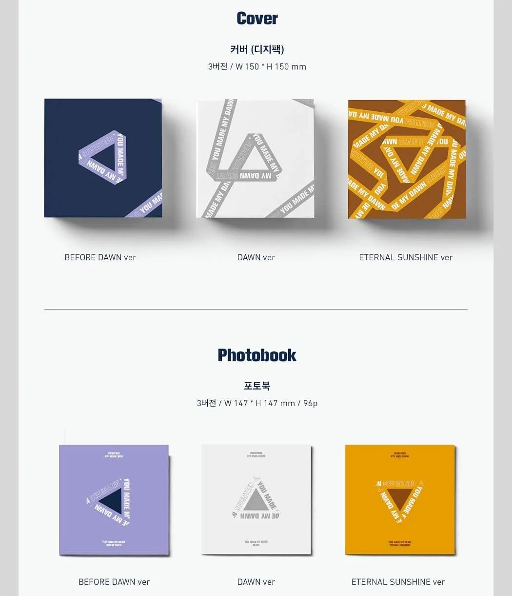 SEVENTEEN - YOU MADE MY DAWN (6TH MINI ALBUM) Re-Release - Image 2