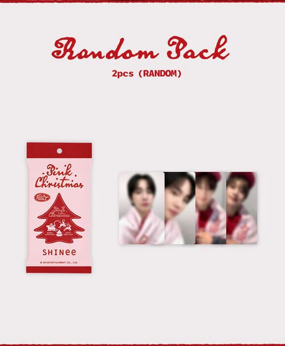 SM ARTISTS - PHOTO CARD RANDOM PACK (2024 PINK CHRISTMAS) - Image 20