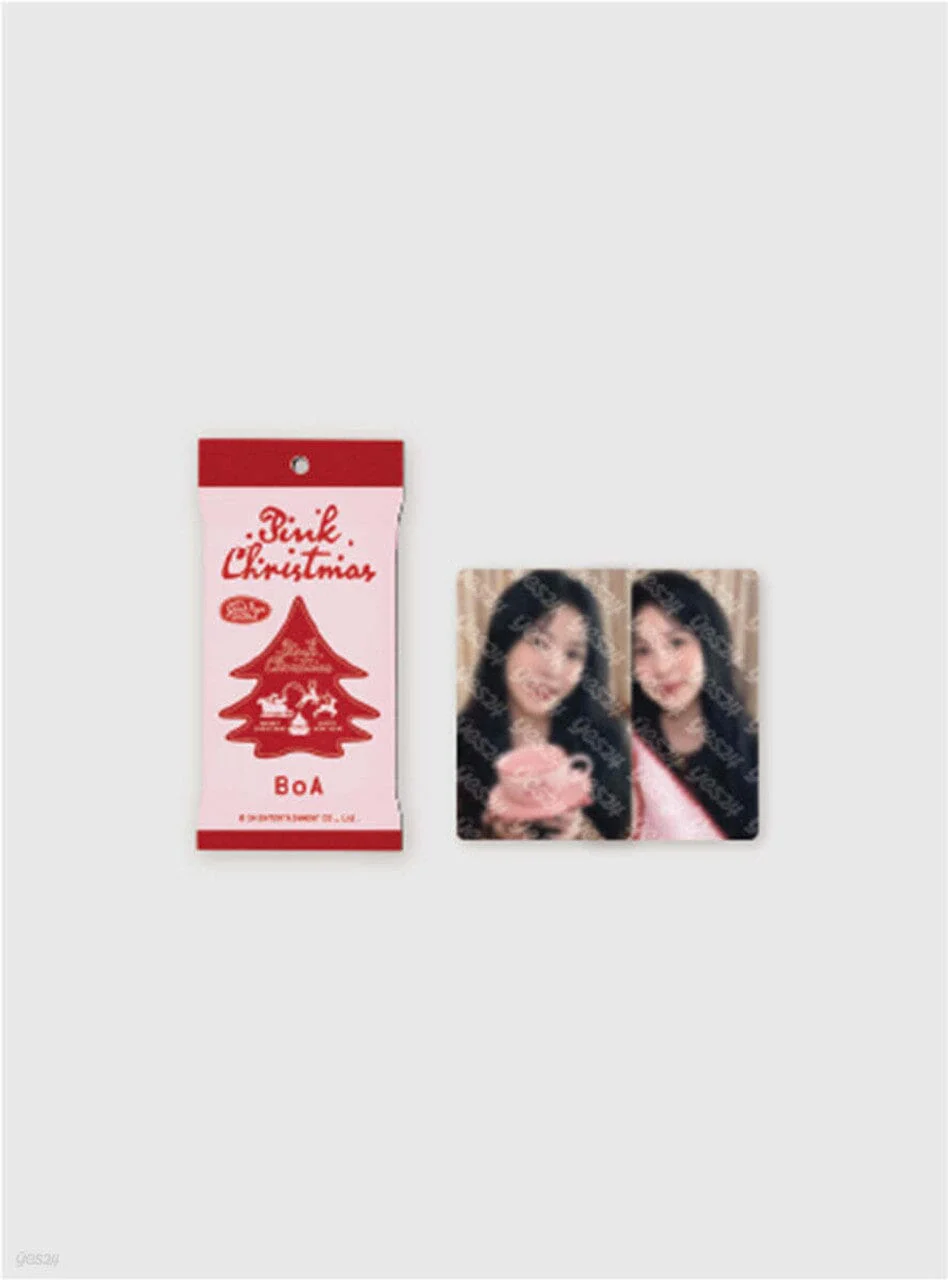 SM ARTISTS - PHOTO CARD RANDOM PACK (2024 PINK CHRISTMAS) - Image 5