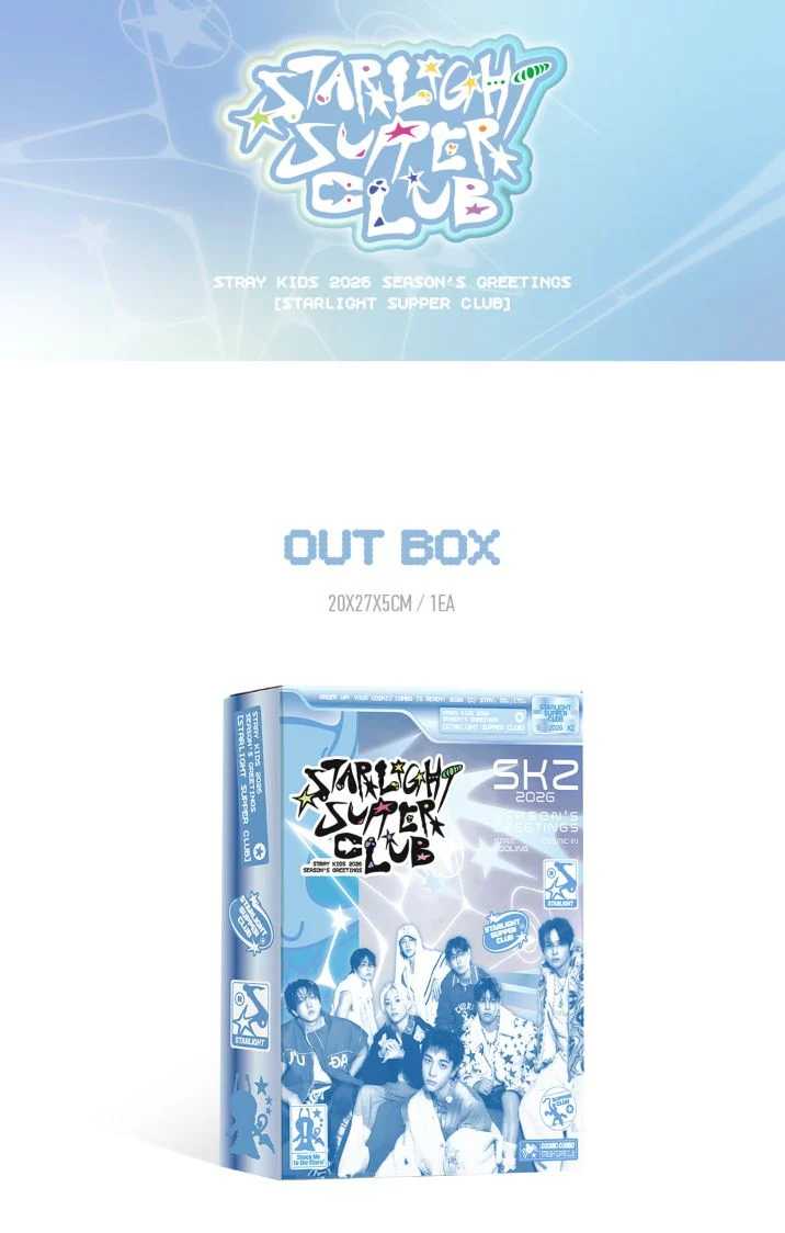 STRAY KIDS - 2026 SEASON'S GREETINGS (STARLIGHT SUPER CLUB) + Special Photocard Set - Image 2