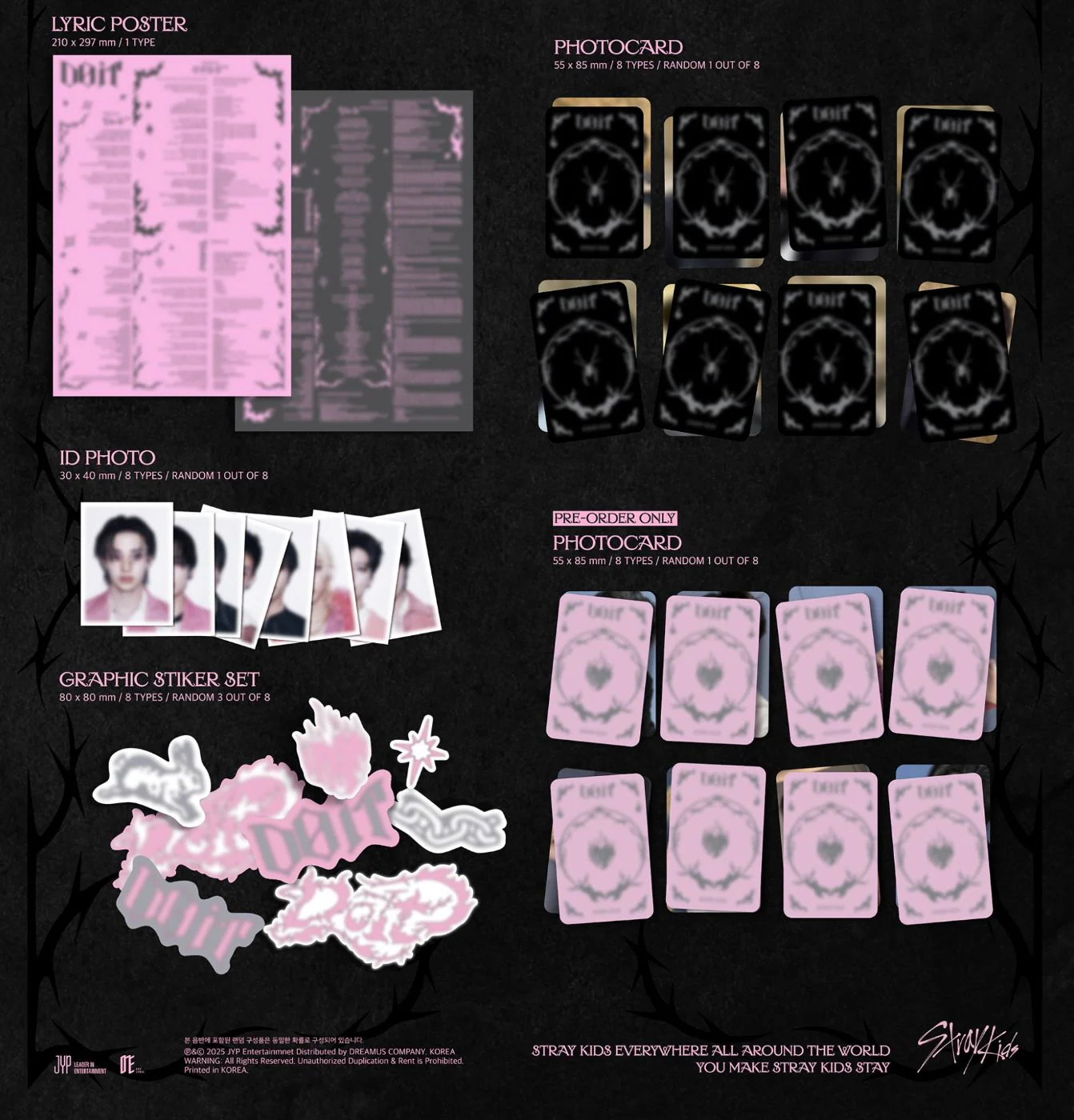 STRAY KIDS - DO IT (ACCORDION VER.) + Musickorea Photocard - Image 4