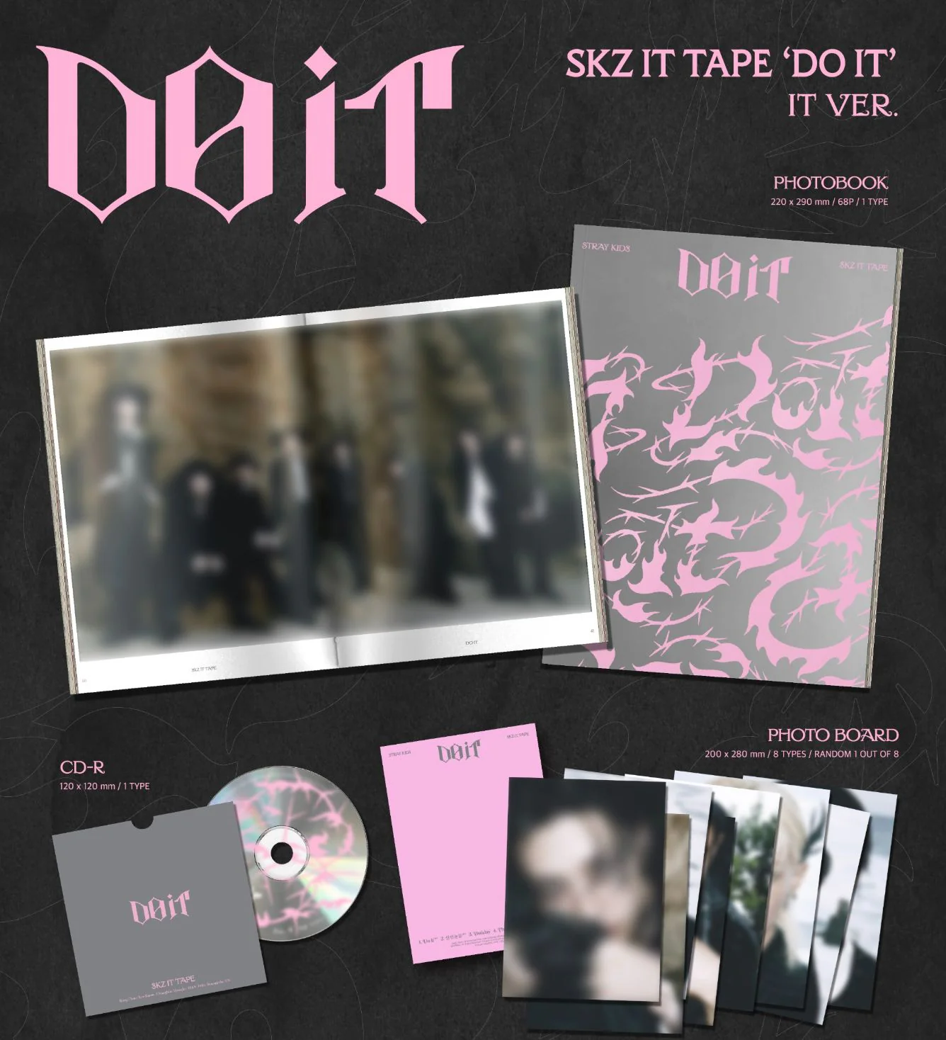 STRAY KIDS - DO IT (IT VER.) + Soundwave Photocard - Image 3