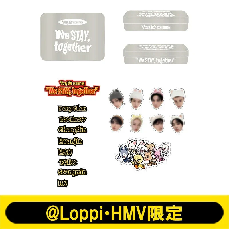 STRAY KIDS - CANNED FLAKE SEAL SET (EXHIBITION "WE STAY, TOGETHER" OFFICIAL MD)