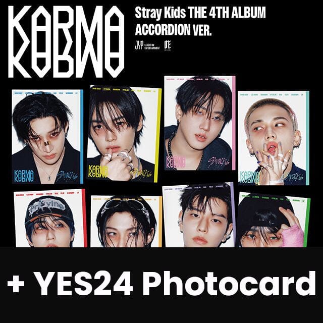 STRAY KIDS - KARMA (ACCORDION VER.) + YES24 Photocard