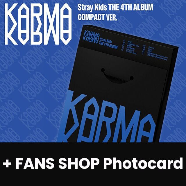 STRAY KIDS - KARMA (COMPACT VER.) + FANS SHOP Photocard
