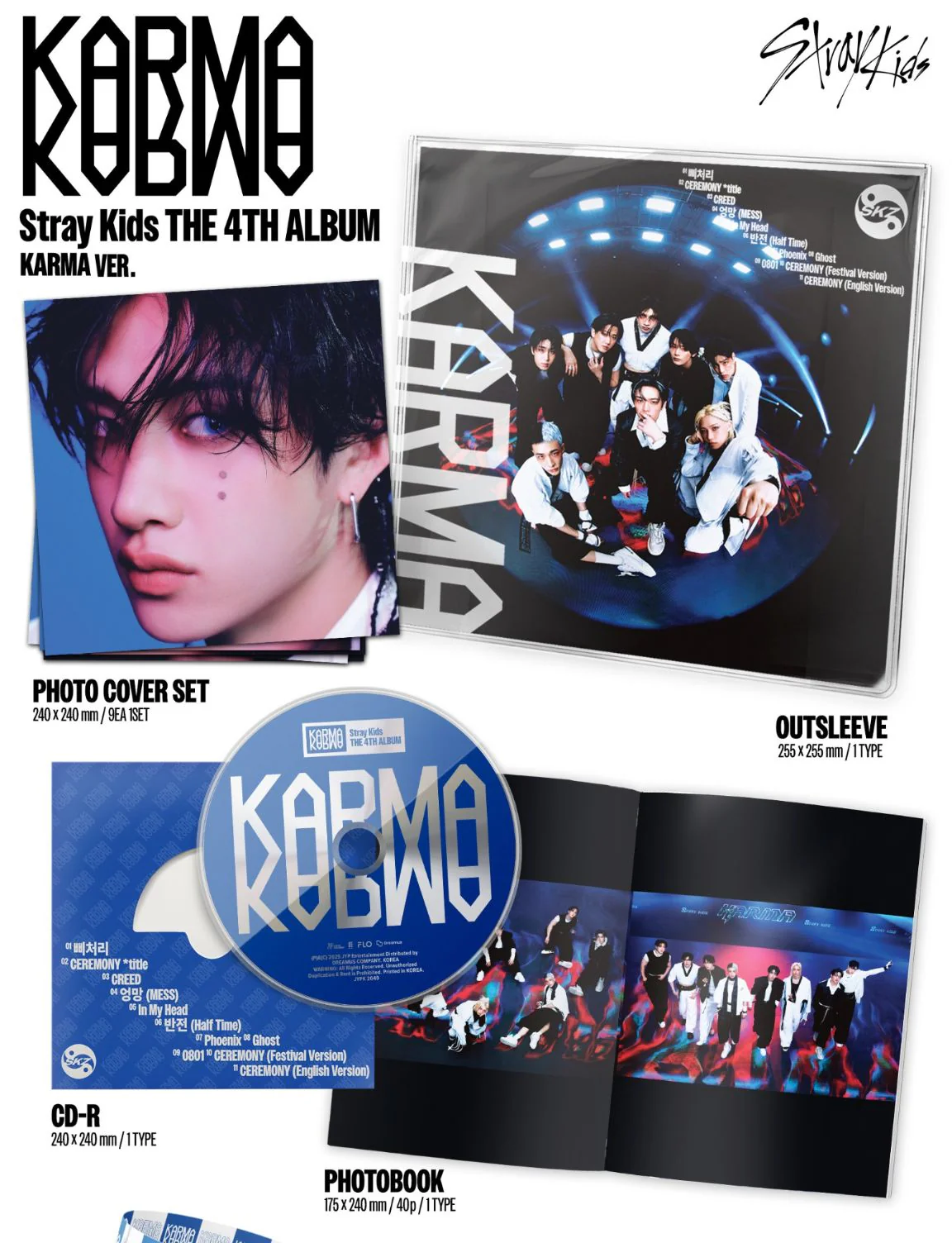 STRAY KIDS - KARMA (KARMA VER.) (LIMITED) + BDM Photocard - Image 3
