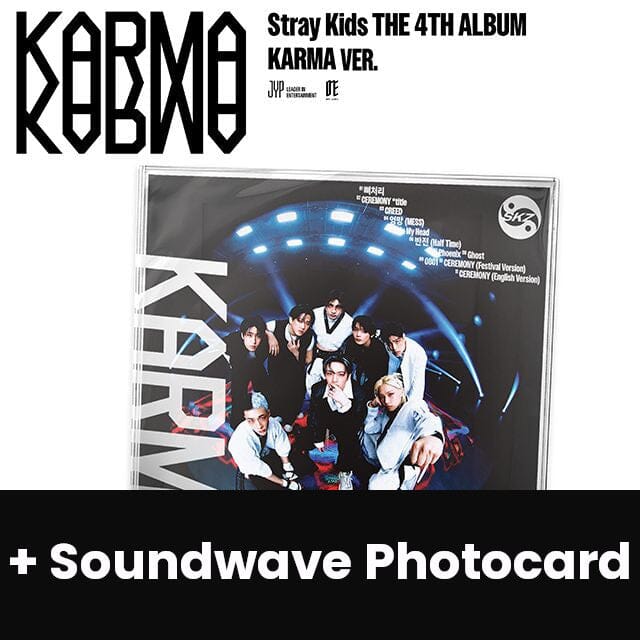 STRAY KIDS - KARMA (KARMA VER.) (LIMITED) + Soundwave Photocard