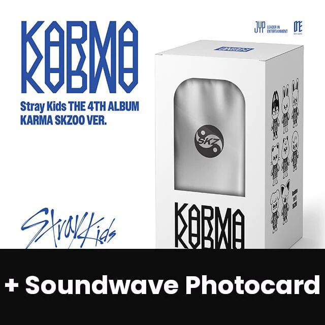STRAY KIDS - KARMA (SKZOO VER.) + Soundwave Photocard
