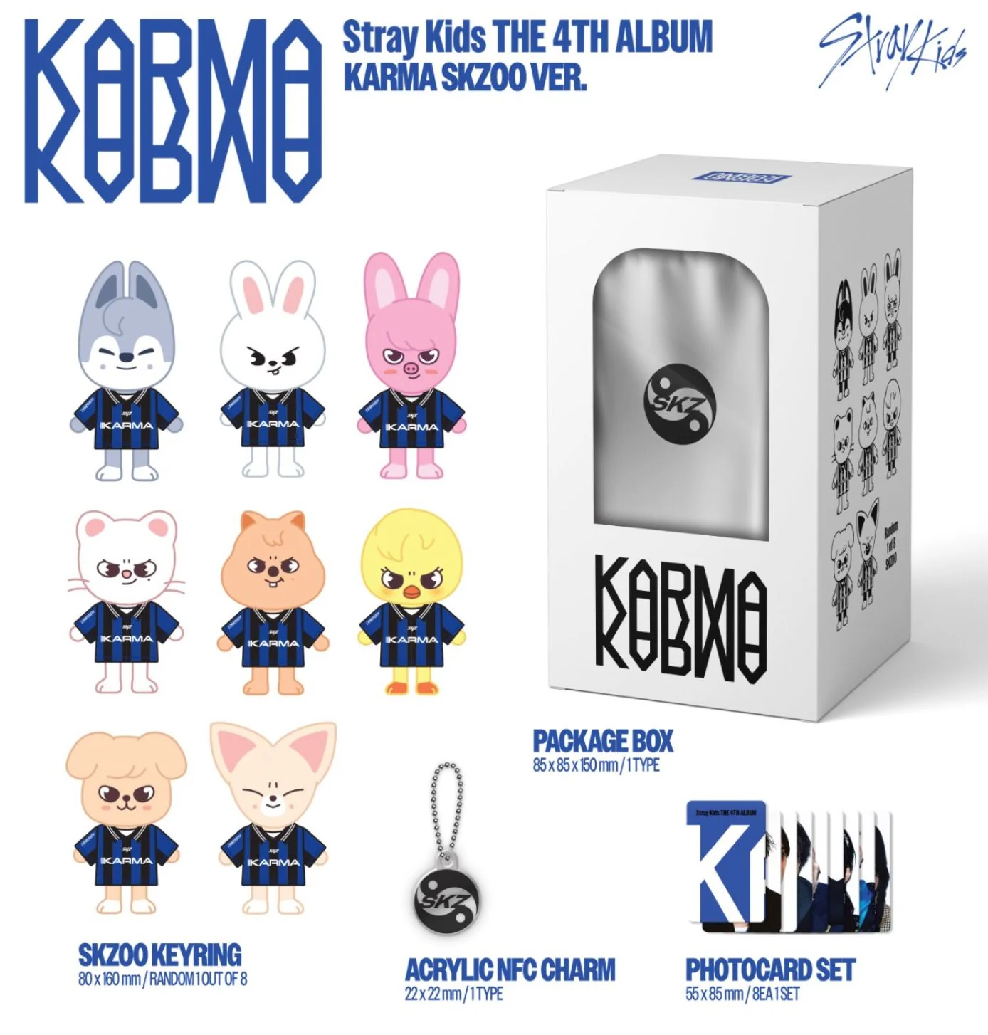 STRAY KIDS - KARMA (SKZOO VER.) + Soundwave Photocard - Image 3