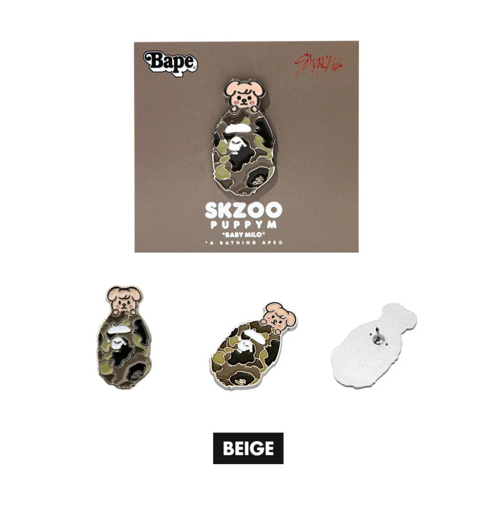 STRAY KIDS - SCRUNCHIES & METAL PINS (BAPE X STRAY KIDS MD) - Image 11