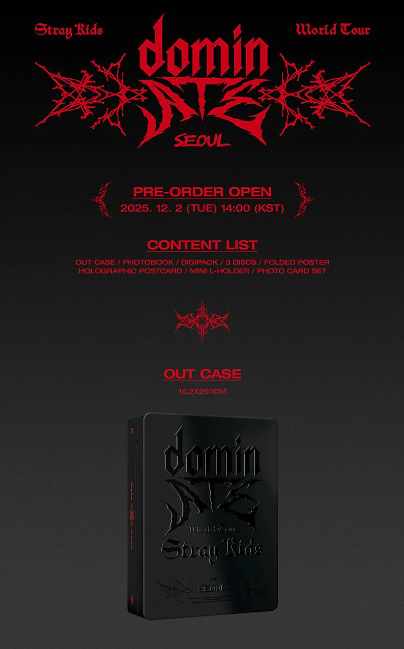 STRAY KIDS - WORLD TOUR 'DOMINATE SEOUL' (DVD & BLU-RAY) + FANS SHOP Postcard Set - Image 4