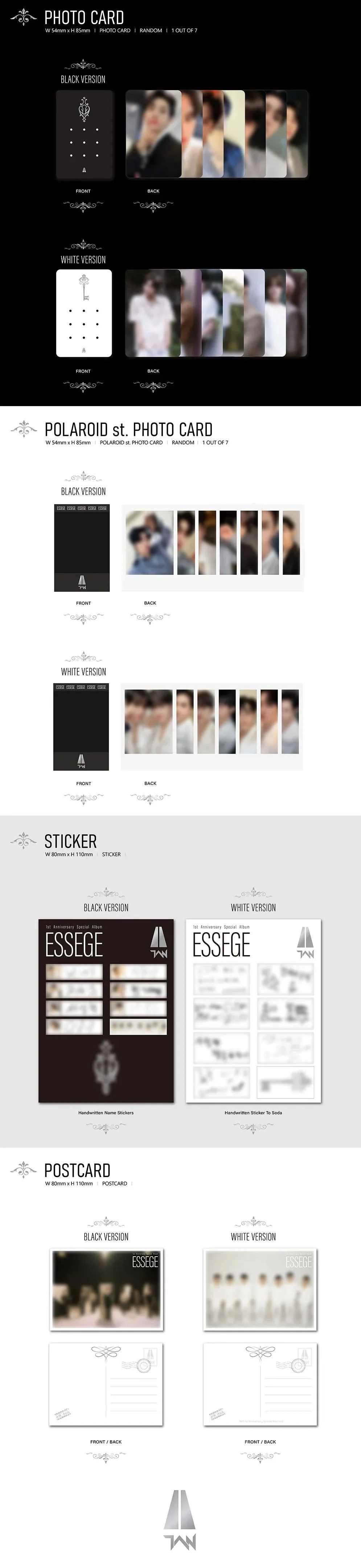 TAN - ESSEGE 1ST ANNIVERSARY SPECIAL ALBUM (META VER.) - Image 7