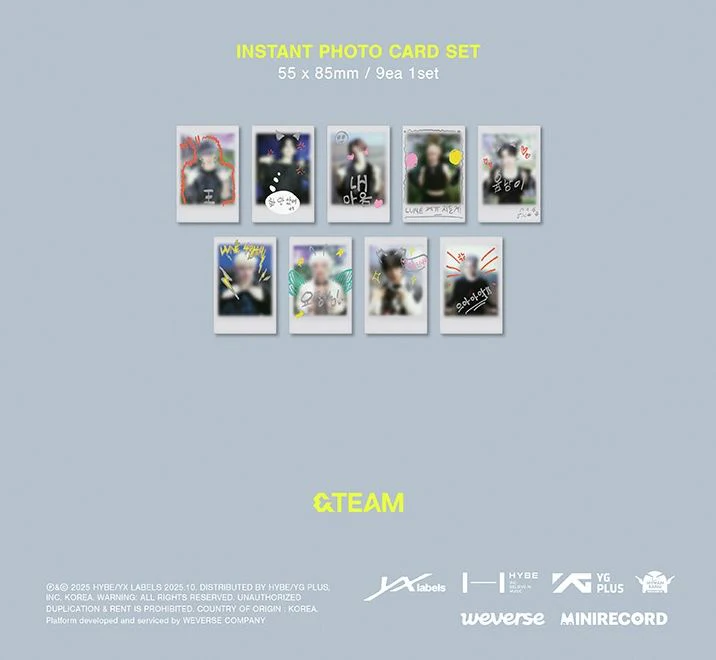 &TEAM - BACK TO LIFE (1ST KOREAN MINI ALBUM) (PHOTOCARD BOX) (WEVERSE ALBUMS VER.) - Image 4