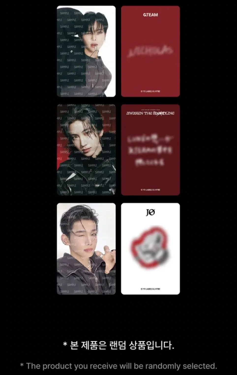 &TEAM - PHOTO CARD (2025 CONCERT TOUR 'AWAKEN THE BLOODLINE' OFFICIAL MD) - Image 5