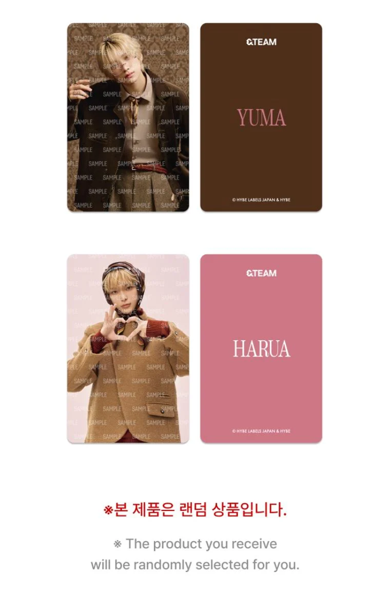 &TEAM - PHOTO CARD (&TEAM FANMEETING 2025) - Image 4