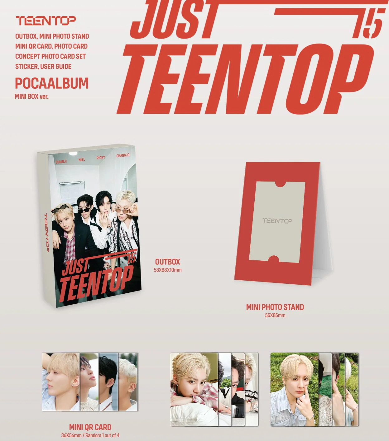 TEEN TOP - JUST 15, JUST TEEN TOP (POCA ALBUM) - Image 2