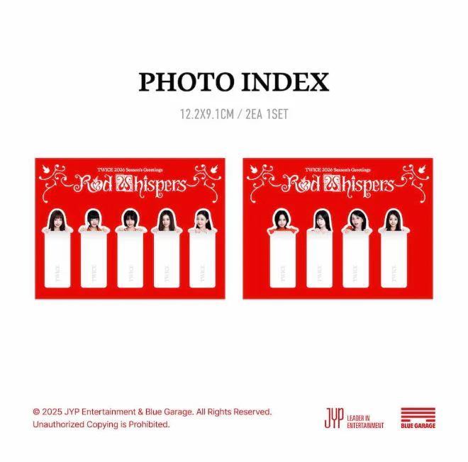 TWICE - 2026 SEASON'S GREETINGS (RED WHISPERS) - Image 10