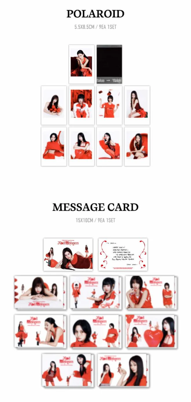 TWICE - 2026 SEASON'S GREETINGS (RED WHISPERS) + Special Photocard Set - Image 9