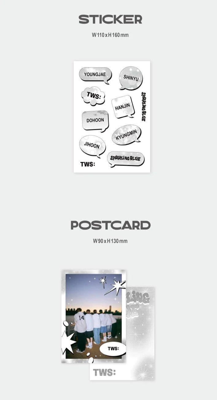 TWS - SPARKLING BLUE (1ST MINI ALBUM) WEVERSE ALBUMS VER. - Image 4